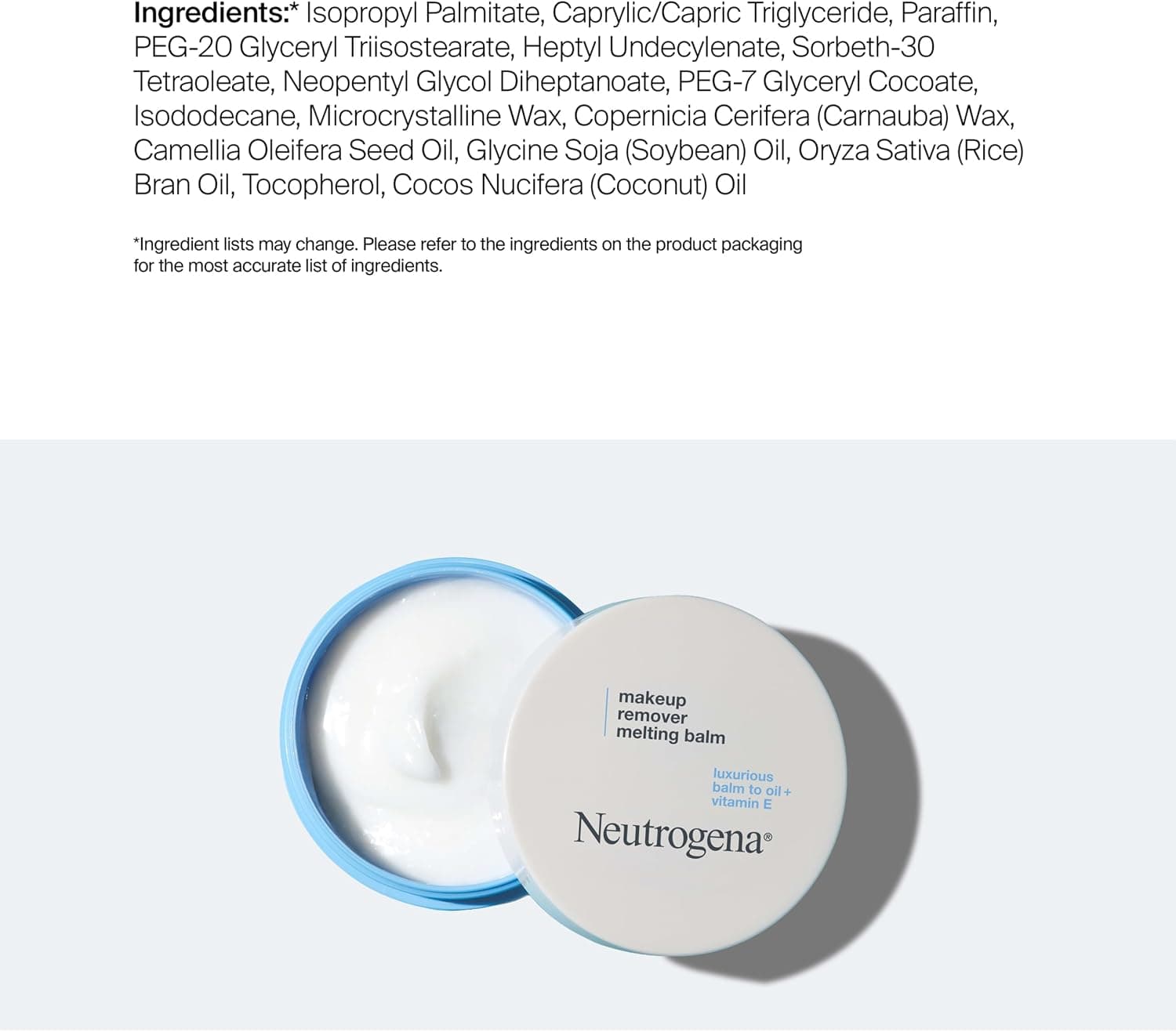 پاککننده آرایش بالمی Neutrogena تبدیلشونده به روغن با ویتامین E 2.0 oz پاککننده آرایش بالمی Neutrogena تبدیلشونده به روغن با ویتامین E 2.0 oz