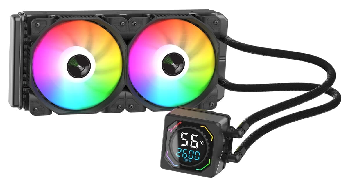 خنککننده مایع CPU Gamepower ARGB 240mm مدل Skadi Square 240 خنککننده مایع CPU Gamepower ARGB 240mm مدل Skadi Square 240