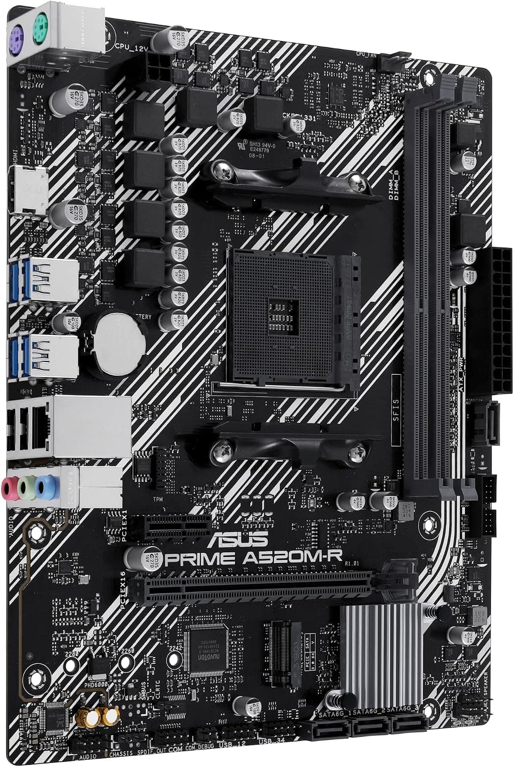 مادربرد ASUS Prime A520M-R با سوکت AMD AM4 و DDR4 5100MHz mATX مادربرد ASUS Prime A520M-R با سوکت AMD AM4 و DDR4 5100MHz mATX