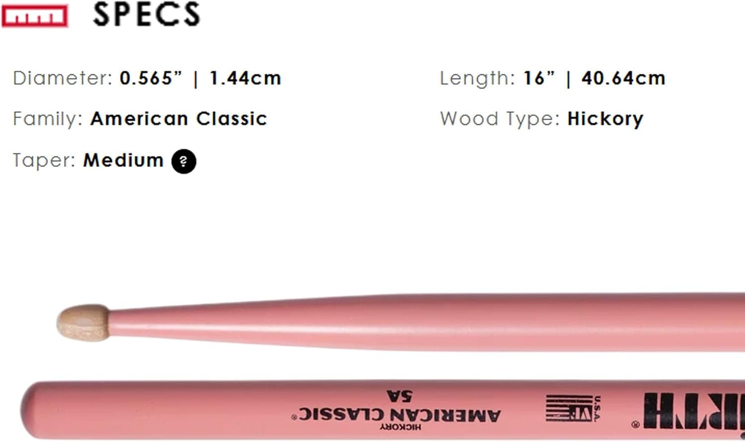 چوب درام Vic Firth مدل American Classic 5A چوب درام Vic Firth مدل American Classic 5A