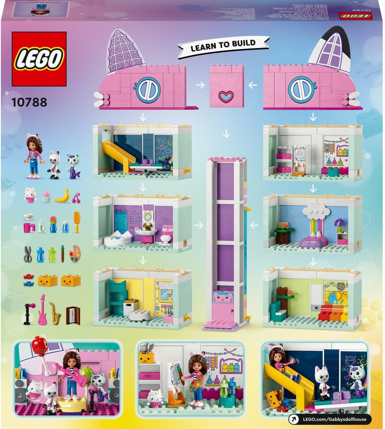 لگو Gabby's Dollhouse مدل 10788 لگو Gabby's Dollhouse مدل 10788