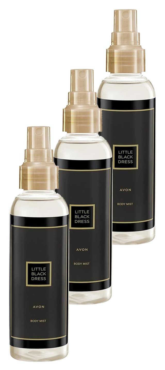 اسپری بدن زنانه Avon Little Black Dress 100ml ست سهتایی اسپری بدن زنانه Avon Little Black Dress 100ml ست سهتایی