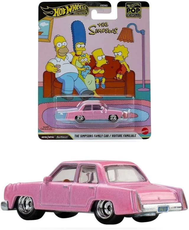 ماشین Hot Wheels Pop Culture THE SIMPSONS FAMILY مدل JHX09-HXD63 ماشین Hot Wheels Pop Culture THE SIMPSONS FAMILY مدل JHX09-HXD63
