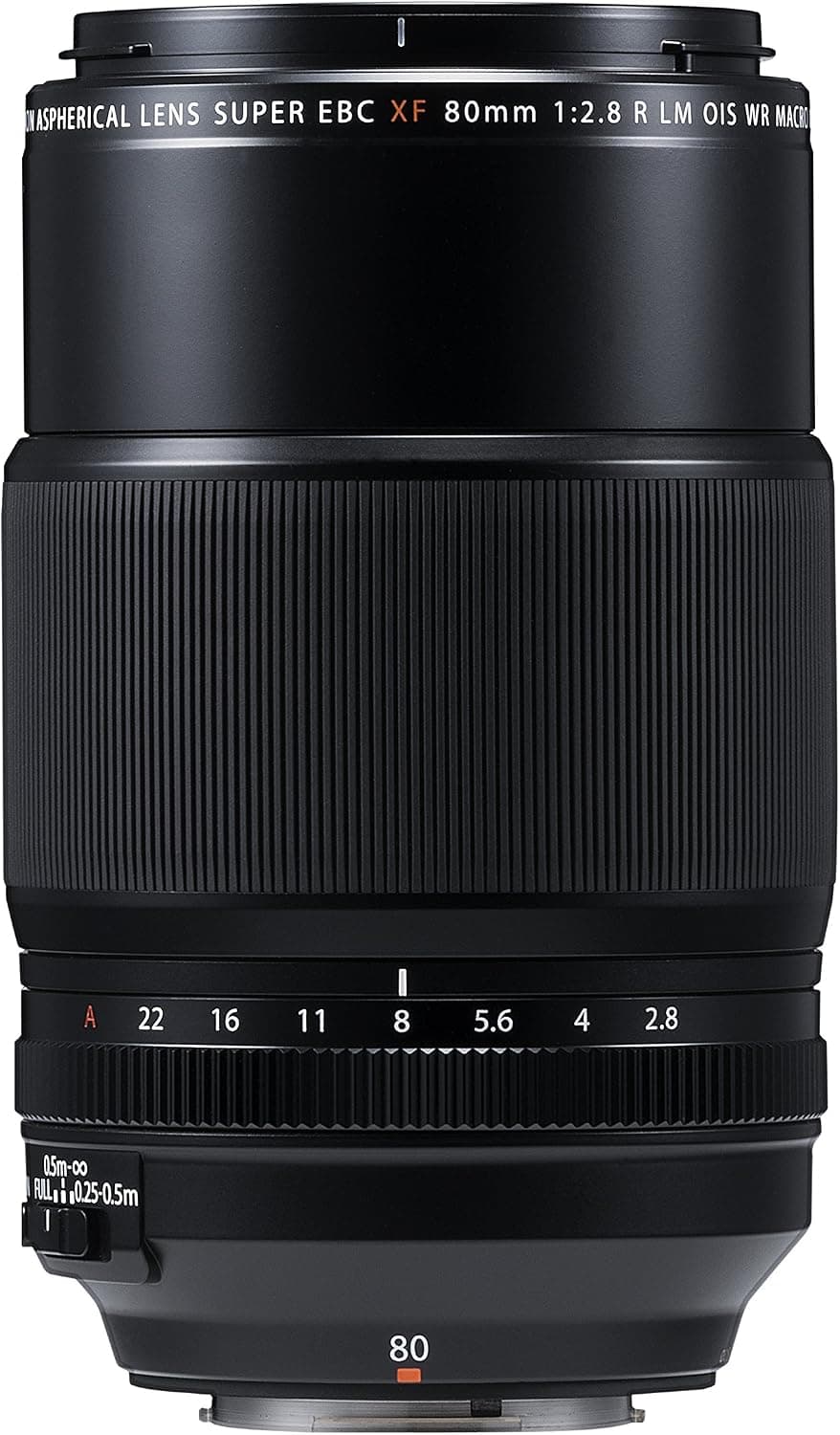 لنز ماکرو Fujifilm مشکی با سیستم فوکوس خودکار مدل XF80-F2.8 لنز ماکرو Fujifilm مشکی با سیستم فوکوس خودکار مدل XF80-F2.8