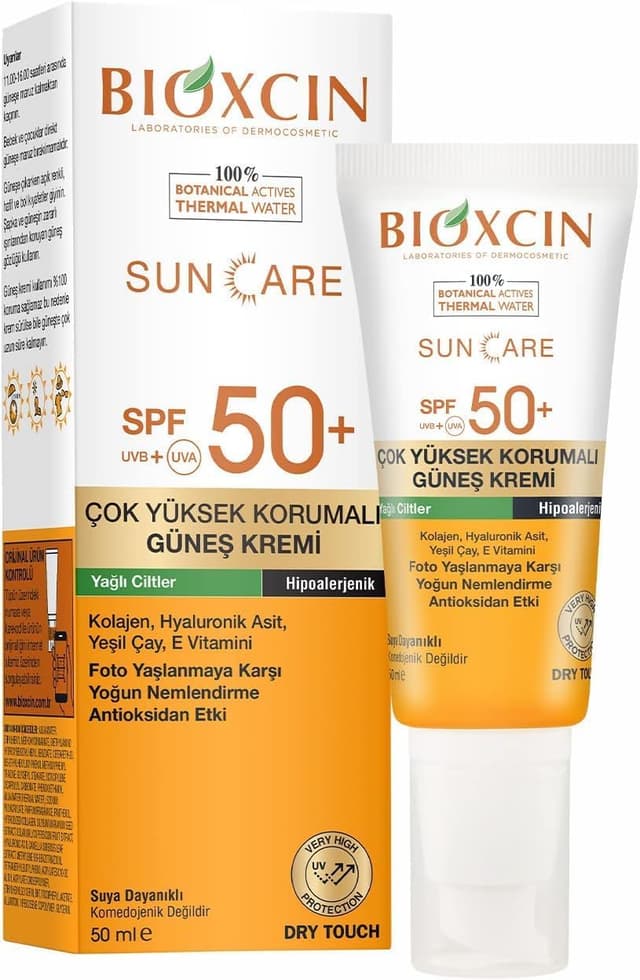 کرم ضد آفتاب Bioxcin Sun Care پوست چرب SPF 50+ کرم ضد آفتاب Bioxcin Sun Care پوست چرب SPF 50+