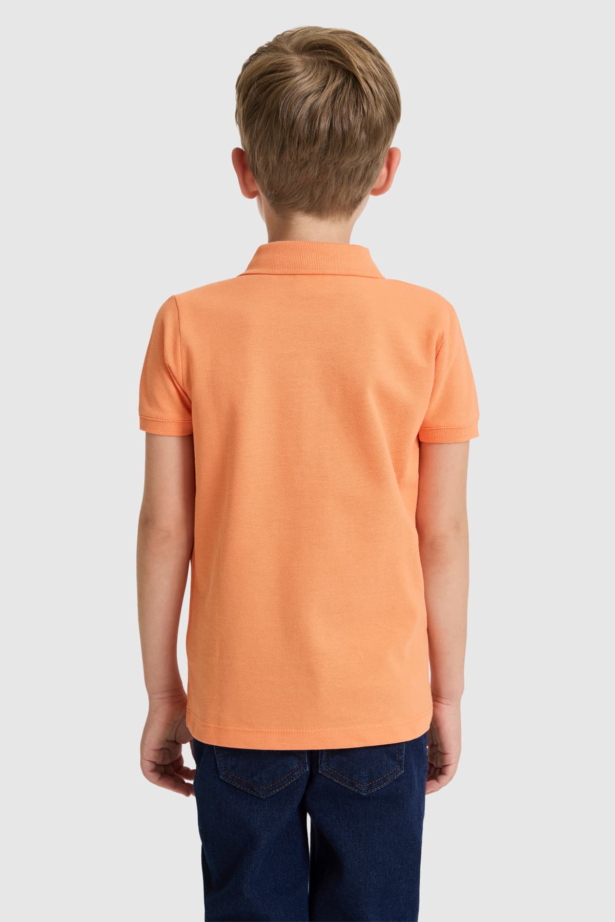 تیشرت پسرانه یقه پولو U.S. Polo Assn. نارنجی ساده مدل 50325608-VR051 تیشرت پسرانه یقه پولو U.S. Polo Assn. نارنجی ساده مدل 50325608-VR051