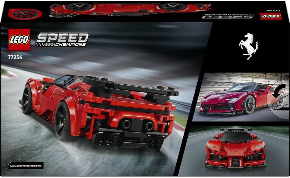 لگو Speed Champions Ferrari SF90 XX Stradale ماشین اسپرت مدل 77254 لگو Speed Champions Ferrari SF90 XX Stradale ماشین اسپرت مدل 77254