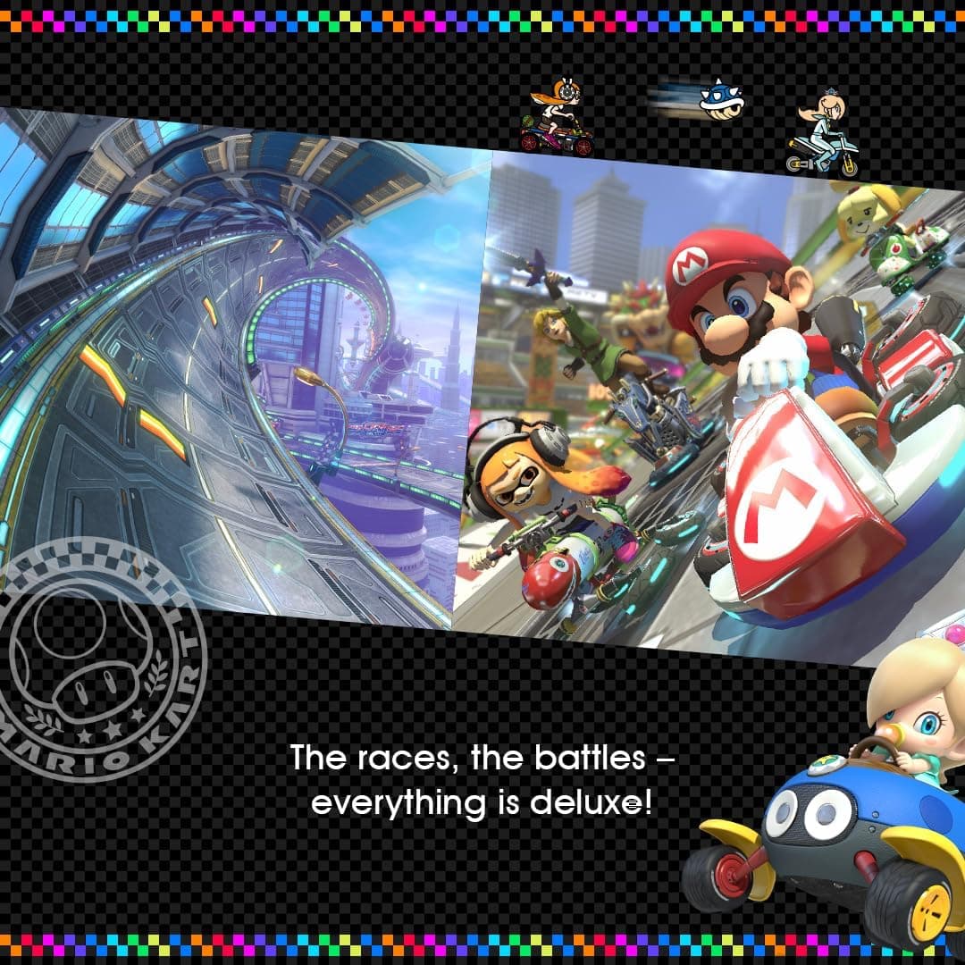 بازی ویدیویی Nintendo Mario Kart 8 Deluxe برای Nintendo Switch بازی ویدیویی Nintendo Mario Kart 8 Deluxe برای Nintendo Switch