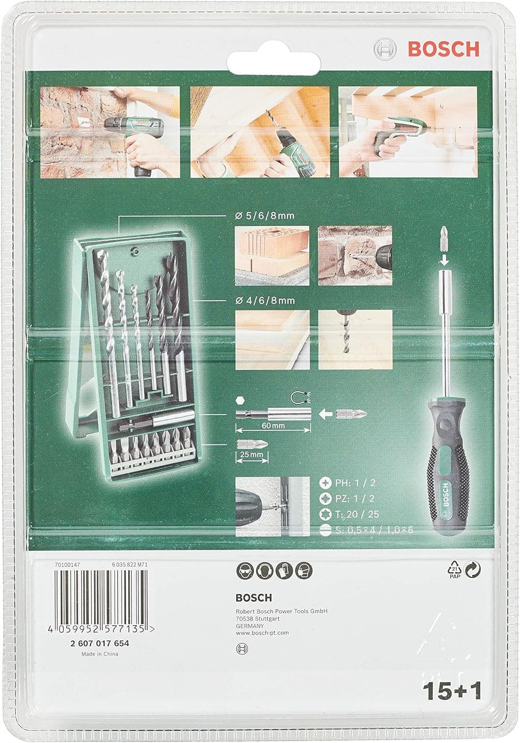 ست نوک پیچگوشتی و مته Bosch سری X-Line 15+1 ست نوک پیچگوشتی و مته Bosch سری X-Line 15+1
