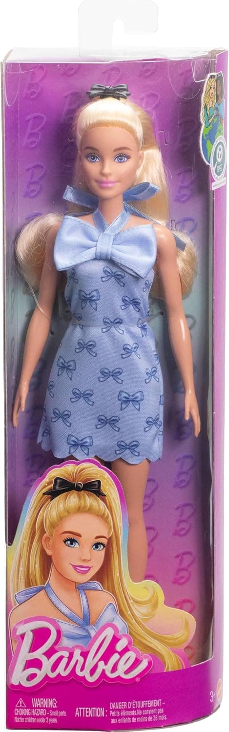 عروسکهای مهمانی Barbie با لباس پاپیونی آبی عروسکهای مهمانی Barbie با لباس پاپیونی آبی