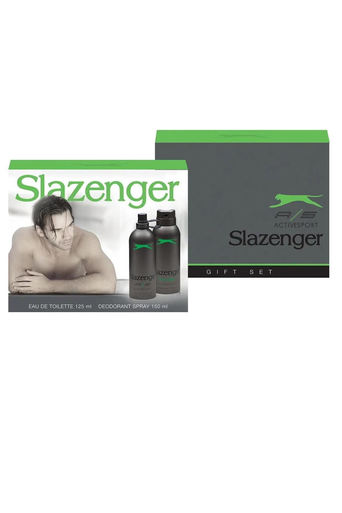 ست عطر EDT و دئودورانت Slazenger Active Sport سبز، 125 ml + 150 ml ست عطر EDT و دئودورانت Slazenger Active Sport سبز، 125 ml + 150 ml