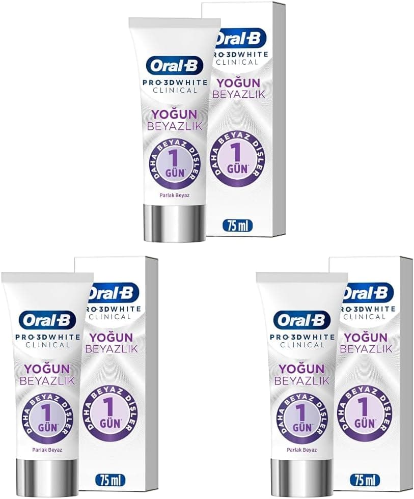 خمیردندان Oral-B Pro 3D White Clinical سفیدکنندگی شدید 75 ml خمیردندان Oral-B Pro 3D White Clinical سفیدکنندگی شدید 75 ml
