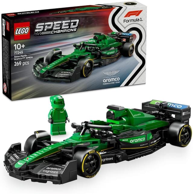 لگو 77245 Speed Champions ماشین مسابقه مدل Aston Martin Aramco F1 AMR24 لگو 77245 Speed Champions ماشین مسابقه مدل Aston Martin Aramco F1 AMR24
