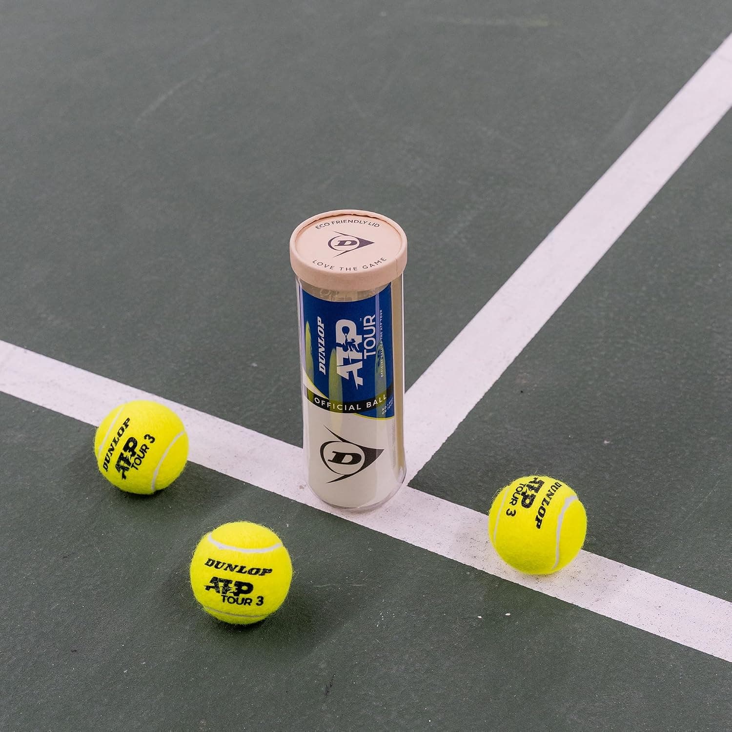 توپ تنیس Dunlop Sports مناسب زمین خاکی، سخت و چمن مدل ATP Tour بسته 3 عددی توپ تنیس Dunlop Sports مناسب زمین خاکی، سخت و چمن مدل ATP Tour بسته 3 عددی
