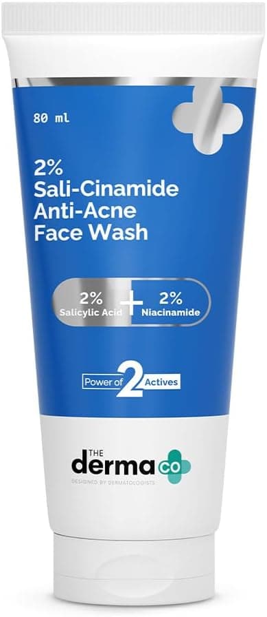 شوینده صورت The Derma Co مدل Sali-Cinamide با 2% Salicylic Acid و 2% Niacinamide 80ml شوینده صورت The Derma Co مدل Sali-Cinamide با 2% Salicylic Acid و 2% Niacinamide 80ml