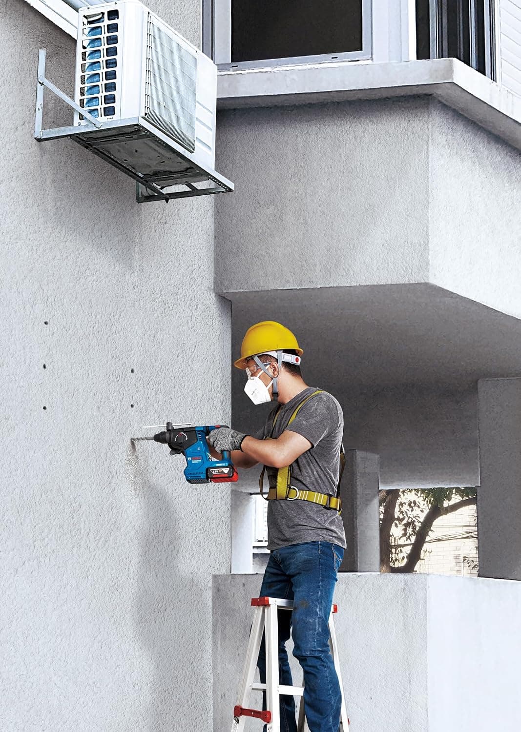 دریل چکشی شارژی Bosch Professional مدل GBH 187-LI 18 Volt با باتری 1x5,0 Ah دریل چکشی شارژی Bosch Professional مدل GBH 187-LI 18 Volt با باتری 1x5,0 Ah