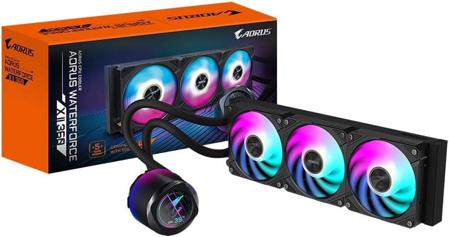 فن خنککننده CPU Gigabyte 119mm مدل AORUS WATERFORCE X II 360 فن خنککننده CPU Gigabyte 119mm مدل AORUS WATERFORCE X II 360