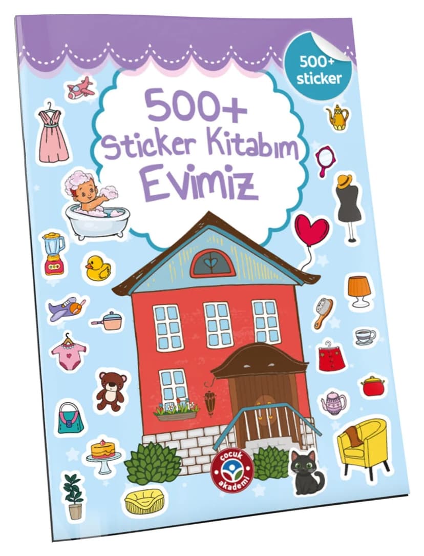 کتاب استیکر Çocuk Akademi 500+ با موضوع خانه ما کتاب استیکر Çocuk Akademi 500+ با موضوع خانه ما