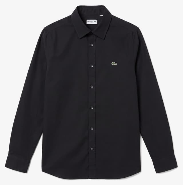 پیراهن مردانه Lacoste مشکی فیت اسلیم پیراهن مردانه Lacoste مشکی فیت اسلیم