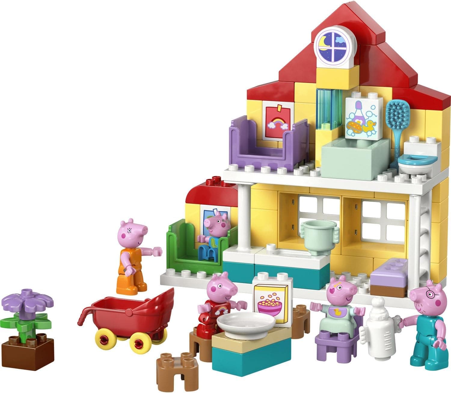 لگو DUPLO خانه خانواده Peppa Pig مدل 10467 لگو DUPLO خانه خانواده Peppa Pig مدل 10467