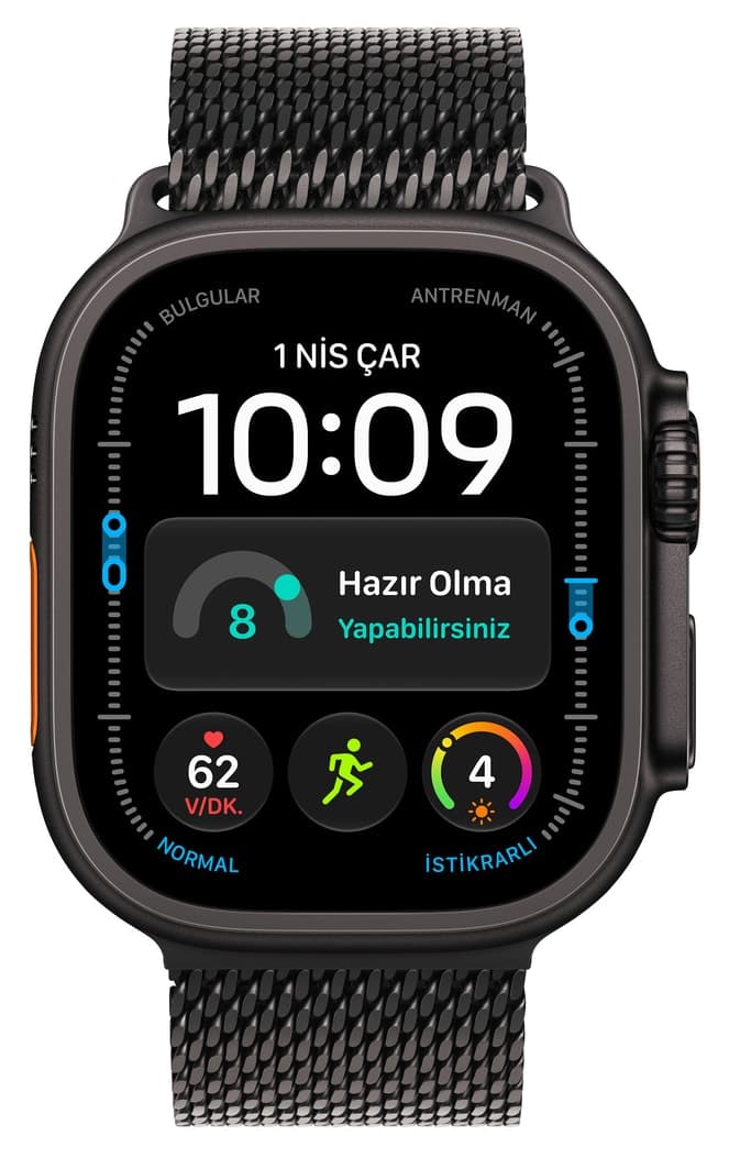 ساعت هوشمند Apple Watch Ultra 4 49mm تیتانیوم مشکی Milano Loop M ساعت هوشمند Apple Watch Ultra 4 49mm تیتانیوم مشکی Milano Loop M