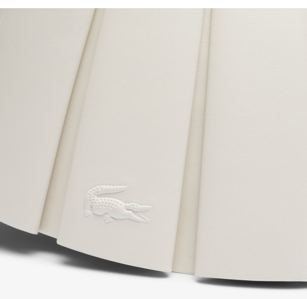کیف دوشی زنانه Lacoste چرمی سفید متوسط Lenglen کیف دوشی زنانه Lacoste چرمی سفید متوسط Lenglen