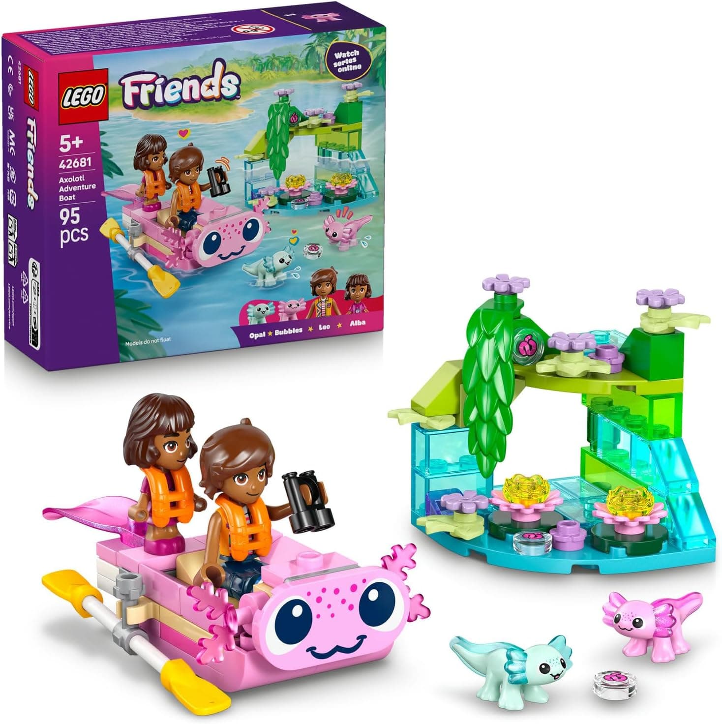 لگو Friends قایق ماجراجویی Axolotl مدل 42681 لگو Friends قایق ماجراجویی Axolotl مدل 42681