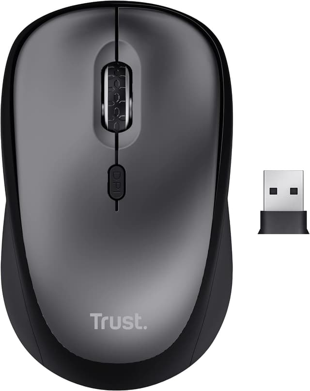 ماوس نوری بیسیم Trust مدل Yvi 1600 DPI ECO مشکی ماوس نوری بیسیم Trust مدل Yvi 1600 DPI ECO مشکی