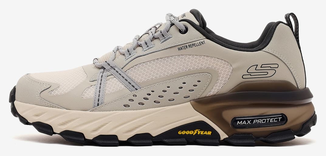 کفش مردانه Skechers فضای باز رنگ طبیعی MAX PROTECT مدل 237303 NAT کفش مردانه Skechers فضای باز رنگ طبیعی MAX PROTECT مدل 237303 NAT
