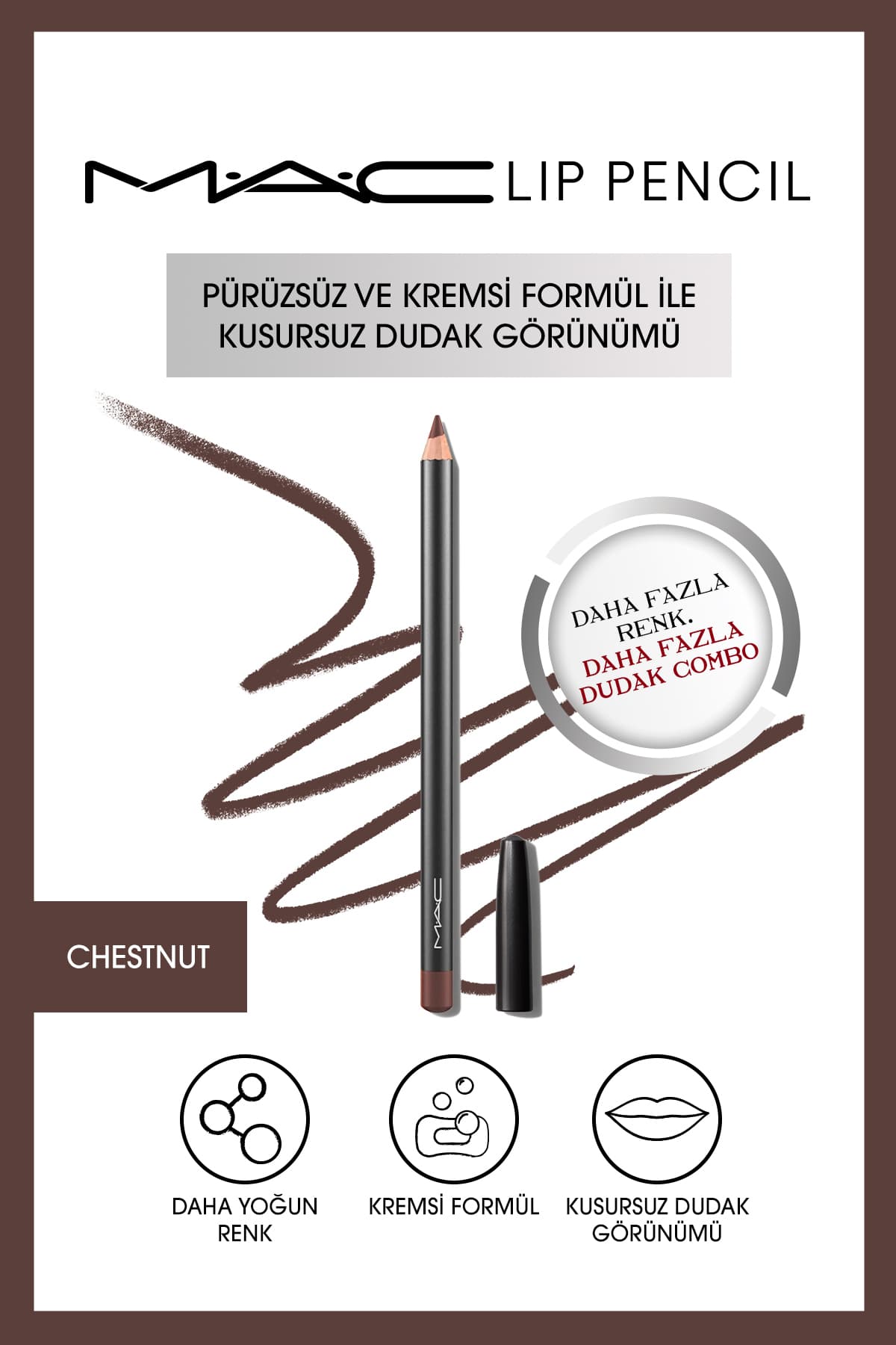 مداد لب Mac کرمی و ماندگار آلویی 1.45g مداد لب Mac کرمی و ماندگار آلویی 1.45g