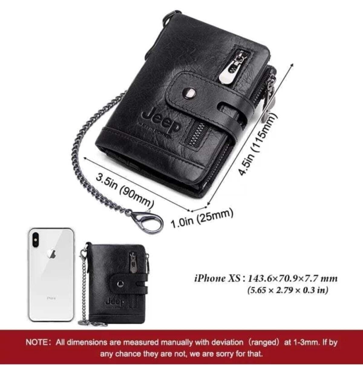 کیف پول زنانه Jeep چرم طبیعی 100% با محافظ RFID کیف پول زنانه Jeep چرم طبیعی 100% با محافظ RFID