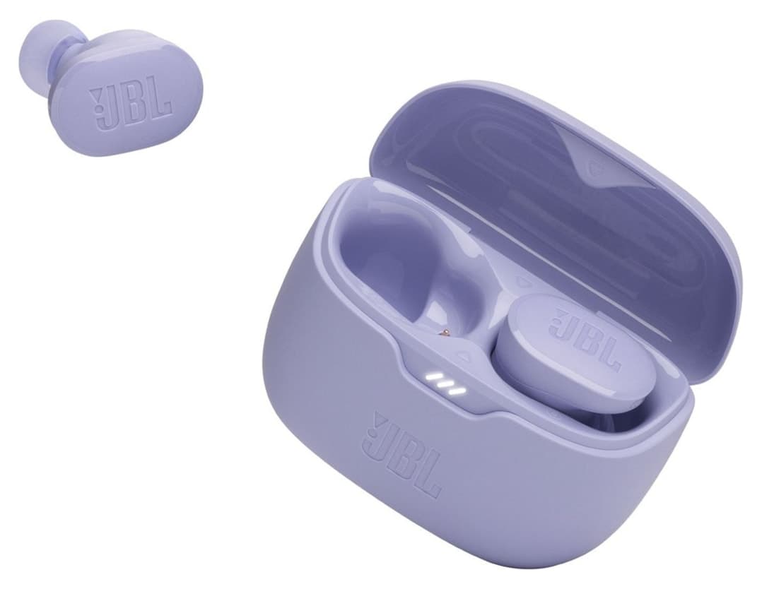 ایرباد بیسیم JBL حذف نویز بنفش مدل Tune Buds ایرباد بیسیم JBL حذف نویز بنفش مدل Tune Buds