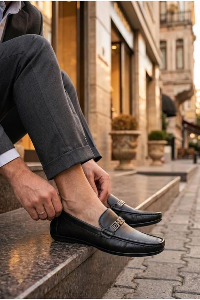 کفش لوفر مردانه Pierre Cardin چرم طبیعی انعطافپذیر مدل 90237 کفش لوفر مردانه Pierre Cardin چرم طبیعی انعطافپذیر مدل 90237