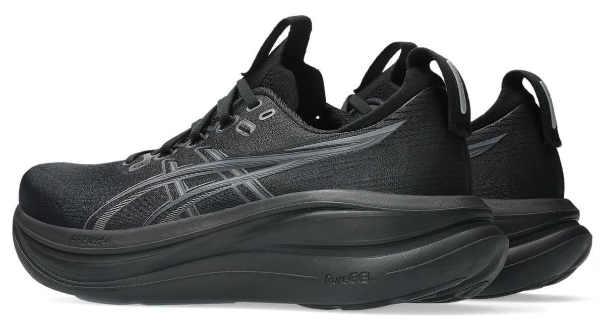 کفش دویدن مردانه Asics مشکی/خاکستری ابسیدین مدل GEL-NIMBUS 28 1011C127-001 کفش دویدن مردانه Asics مشکی/خاکستری ابسیدین مدل GEL-NIMBUS 28 1011C127-001