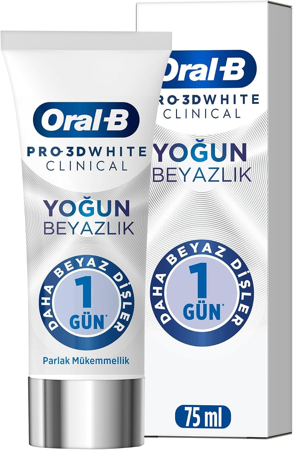 خمیردندان Oral-B Pro 3D White Clinical سفیدکنندگی شدید 75 ml خمیردندان Oral-B Pro 3D White Clinical سفیدکنندگی شدید 75 ml