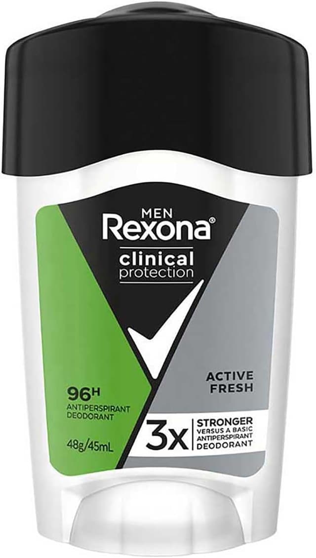 دئودورانت استیکی مردانه Rexona Clinical Protection Active Fresh ضد بوی عرق 45 ML دئودورانت استیکی مردانه Rexona Clinical Protection Active Fresh ضد بوی عرق 45 ML