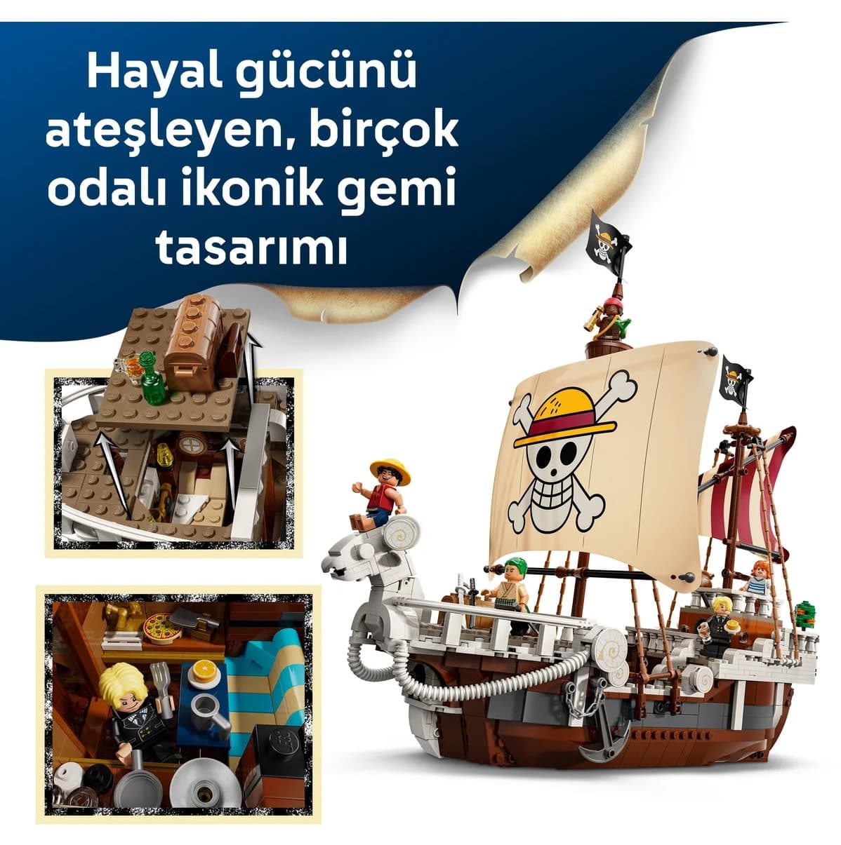 لگو ONE PIECE Going Merry مدل 75639 ۱۳۷۶ قطعه لگو ONE PIECE Going Merry مدل 75639 ۱۳۷۶ قطعه