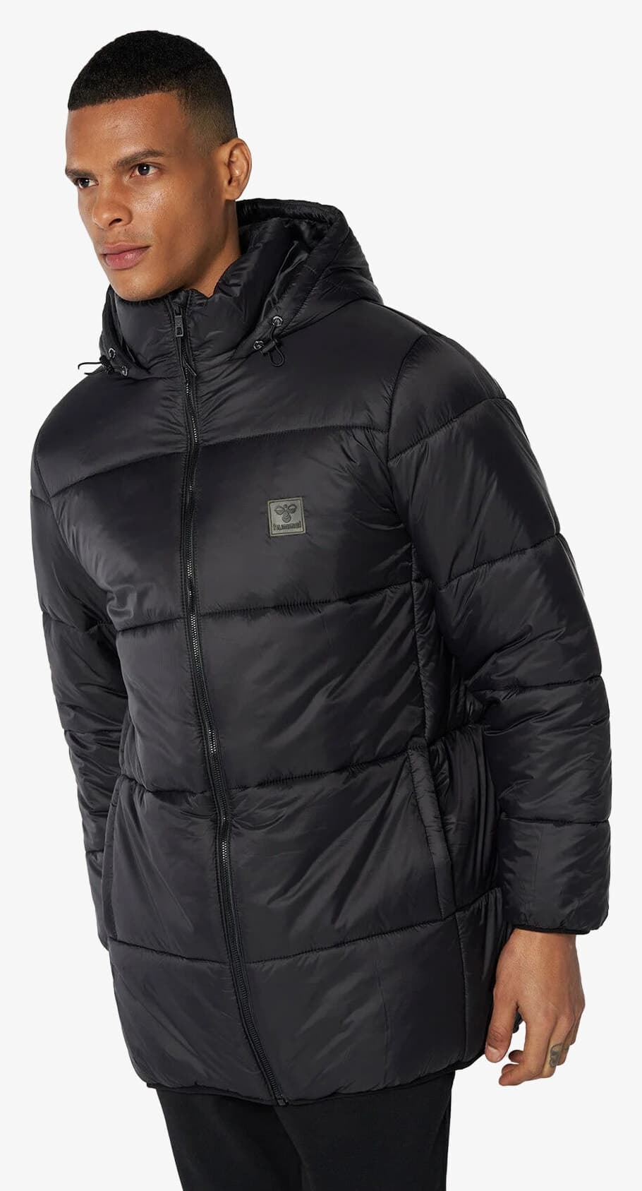 مونت مردانه hummel سیاه مدل Morton Zip Coat 940208-2001 مونت مردانه hummel سیاه مدل Morton Zip Coat 940208-2001