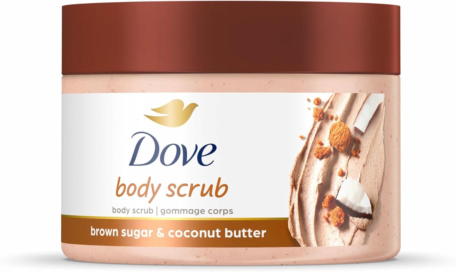 اسکراب بدن Dove با شکر قهوهای و کره نارگیل 10.5 oz اسکراب بدن Dove با شکر قهوهای و کره نارگیل 10.5 oz