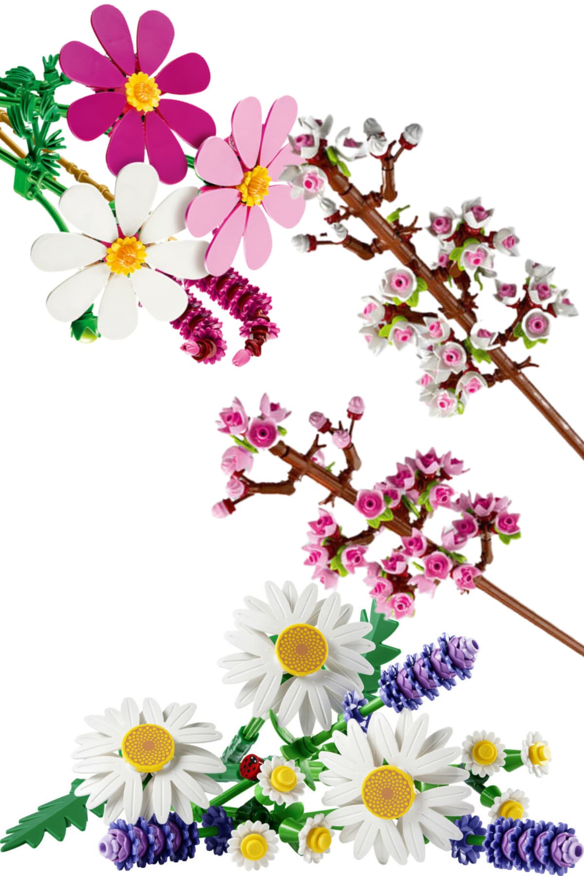 لگو Botanicals مجموعه گل 3 تایی مدل 11514، 11508، 40725 لگو Botanicals مجموعه گل 3 تایی مدل 11514، 11508، 40725