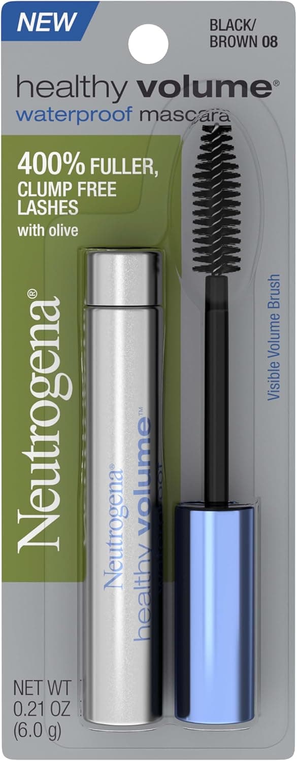ریمل حجمدهنده ضدآب Neutrogena مشکی/قهوهای 08.21 Oz. بسته 2 عددی ریمل حجمدهنده ضدآب Neutrogena مشکی/قهوهای 08.21 Oz. بسته 2 عددی
