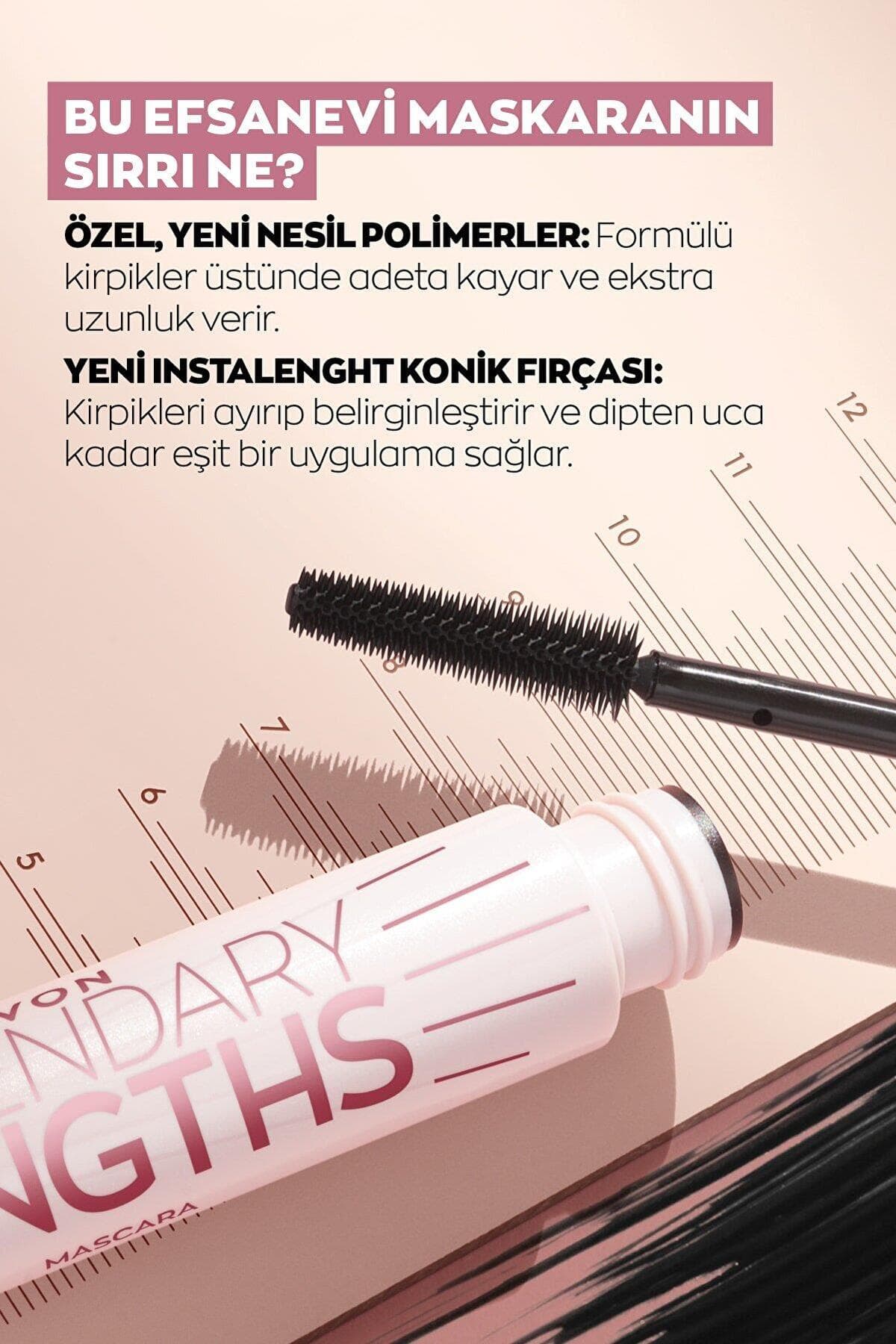 ماسکارا Avon حجم و طول دهنده Legendary Lengths مشکی 10 ml ماسکارا Avon حجم و طول دهنده Legendary Lengths مشکی 10 ml