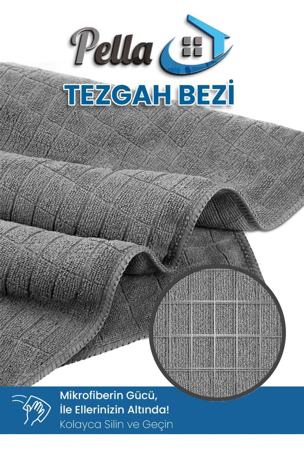 دستمال آشپزخانه میکروفایبر 3 عددی Pella وارداتی خاکستری 40 CM X 40 CM دستمال آشپزخانه میکروفایبر 3 عددی Pella وارداتی خاکستری 40 CM X 40 CM