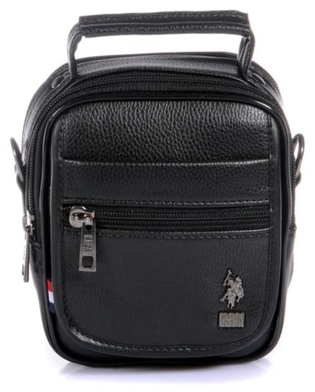 کیف پستچی مردانه U.S. Polo Assn. لوگودار مشکی ریلکس مدل PLEVR8415 کیف پستچی مردانه U.S. Polo Assn. لوگودار مشکی ریلکس مدل PLEVR8415
