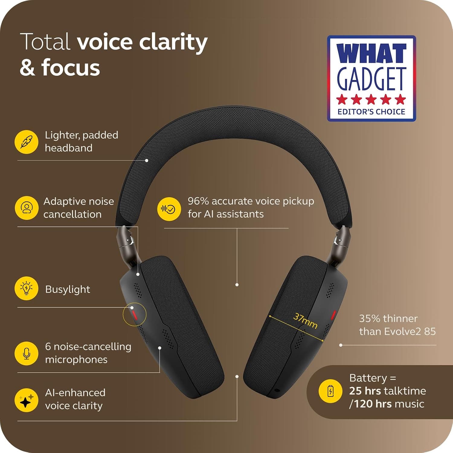 هدست بیسیم Jabra مدل Evolve3 85 همراه Link 390c مشکی با حذف نویز فعال هدست بیسیم Jabra مدل Evolve3 85 همراه Link 390c مشکی با حذف نویز فعال
