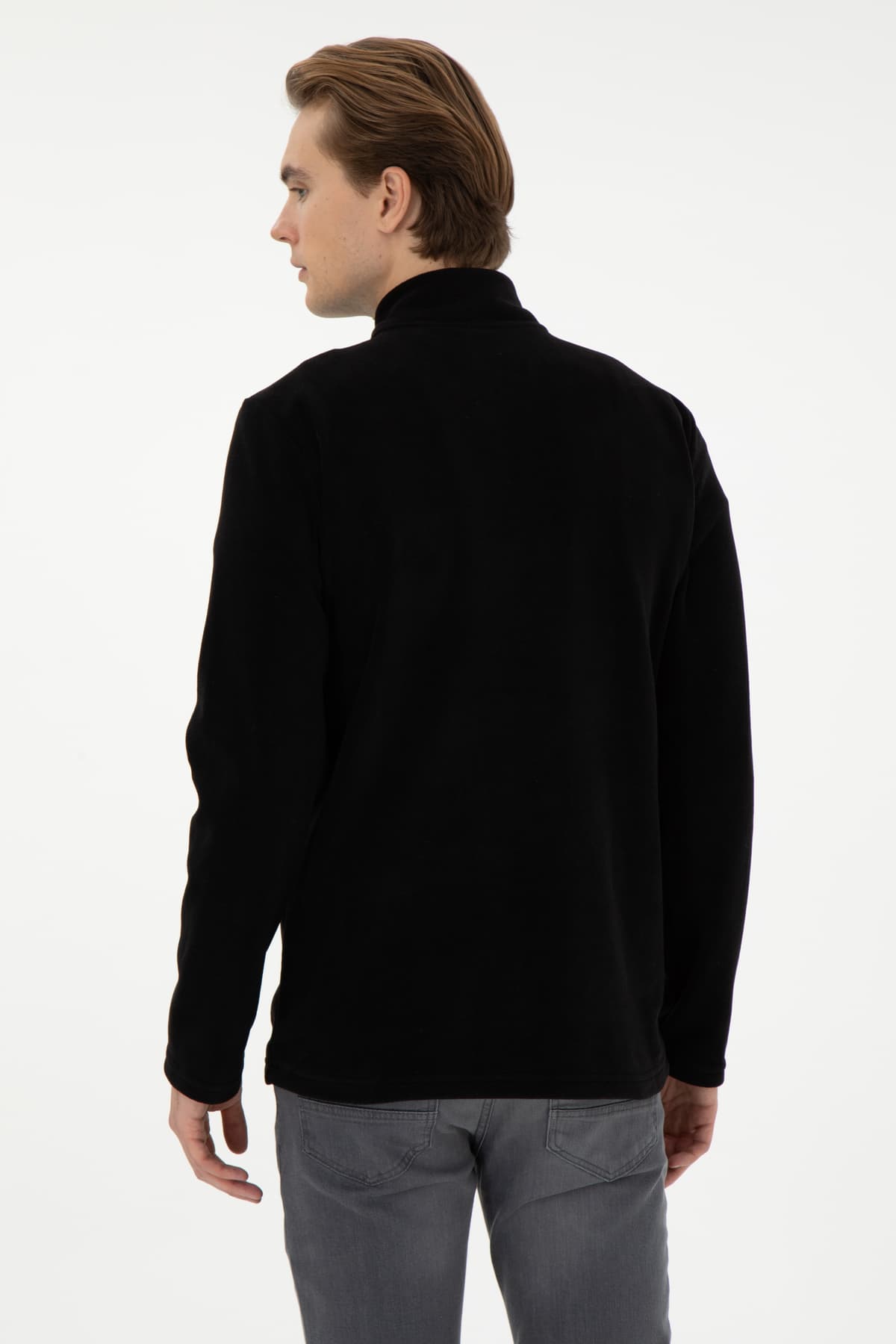 سوئیشرت مردانه U.S. Polo Assn. سیاه مدل 50290609-VR046 سوئیشرت مردانه U.S. Polo Assn. سیاه مدل 50290609-VR046
