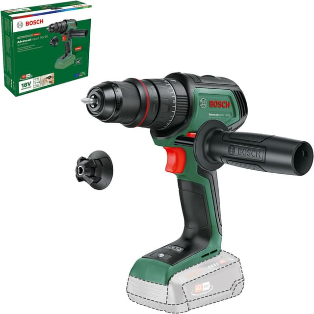 دریل ضربهای Bosch بدون باتری مدل AdvancedImpact 18V-80 Quicksnap Solo دریل ضربهای Bosch بدون باتری مدل AdvancedImpact 18V-80 Quicksnap Solo