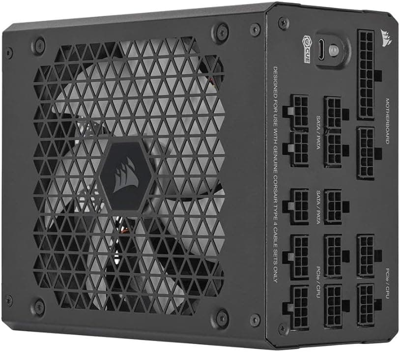 منبع تغذیه ماژولار Corsair مدل HX1000i ATX 3.0 مشکی منبع تغذیه ماژولار Corsair مدل HX1000i ATX 3.0 مشکی