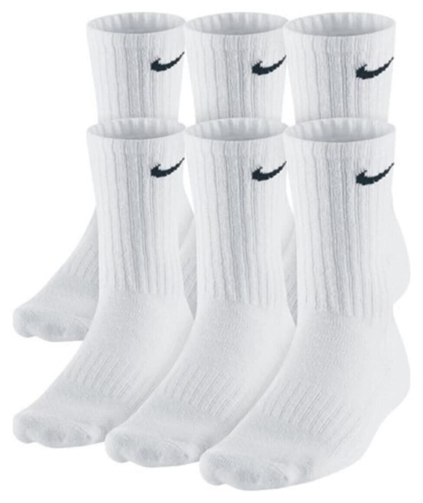 جوراب زنانه Nike سفید ست 6 تایی جوراب زنانه Nike سفید ست 6 تایی