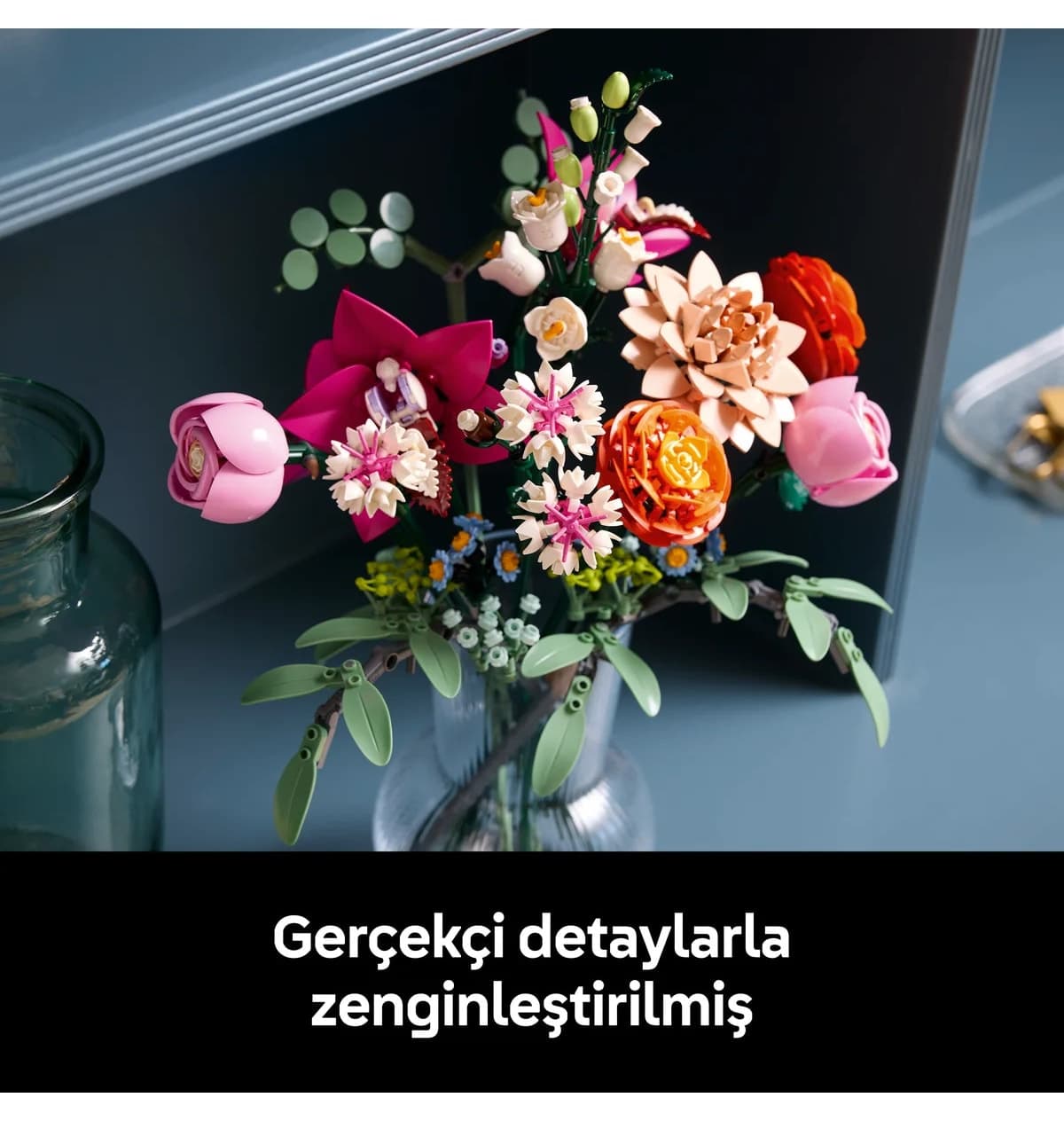 لگو Botanicals دسته گل صورتی مدل 10342 با 749 قطعه لگو Botanicals دسته گل صورتی مدل 10342 با 749 قطعه